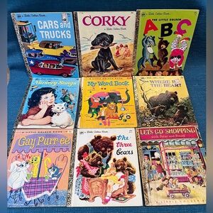 Vintage little golden book collection, some 1940s, 60s, 70s etc.